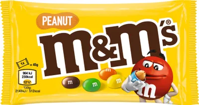 Zdjęcie produktu dla Mars Incorporated Peanut, 45 g, 24 szt., 2143 kJ, 512 kcal, Opakowanie na prezent