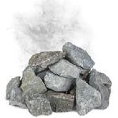 Immagine prodotto di Pietre per sauna diabase tedesche, 20 kg, 50 - 80 mm, pietre per infusione prelavate per stufe per sauna selezionati a mano e privi di sostanze nocive per tutti i tipi di sauna Flameup