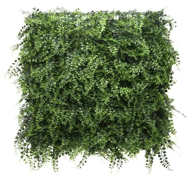 Image de Mur végétal pour l'intérieur et l'extérieur, 55 x 55 cm, LEAFLUXE 2, tapis végétal artificiel, décoration murale, végétalisation murale