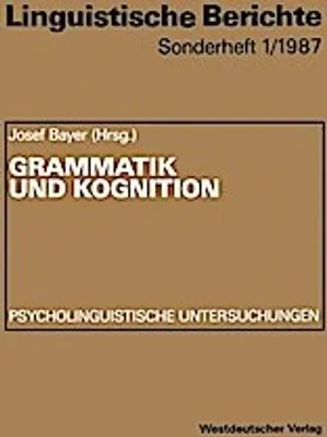Obrázok produktu pre Grammatik und Kognition