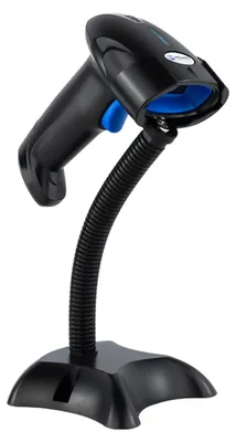 Image de lecteur de codes QR 1D/2D, sans fil avec support et fonctionnement automatique, avec matrice CMOS, sur support HD1100A