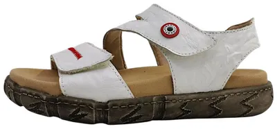 Produktbild von Rieker Damen Sandale aus Leder sportlich mit Klettverschluss V5151, Größe:41 EU, Farbe:Weiß
