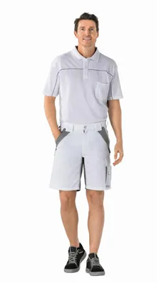 Produktbild von PLANAM Short PLALINE 2543-weiß/zink Größe S