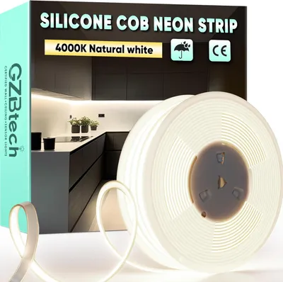 Immagine prodotto di Striscia LED in silicone impermeabile da 20 m, 4000 K (luce neutra), 286 LED/m, 230 V, COB