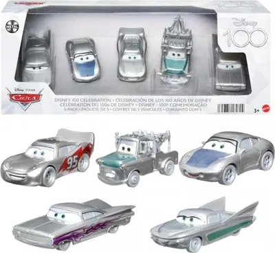 Produktbild von Cars Set Lightning Mcqueen Mater Sally Lola Und Roman 5 Cars Disney