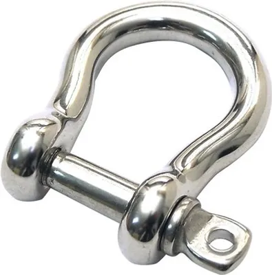 Produktbild von Schäkel 10 mm (3/8) geschweift Edelstahl A4"