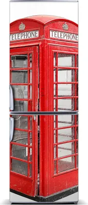 Produktbild von Tulup Kühlschrankdekoration - Magnetmatte - 60 cm x 180 cm - Magnet auf dem Kühlschrank - Telefonzelle