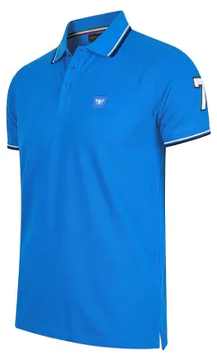 Zdjęcie produktu dla Cappuccino Italia Polo Applique Pique Blue - Rozmiar M