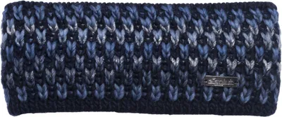 Eisglut Balbinal Strick-Stirnband Lurex in blau
