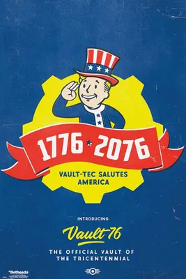 Produktbild von Fallout - Poster - 76 - Tricentennial