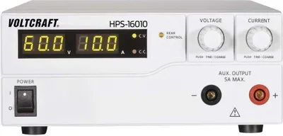 Produktbild von VOLTCRAFT HPS-16010 Labornetzgerät, einstellbar 1 - 60 V/DC 0 - 10 A 600 W Remote Anzahl Ausgänge 1 x