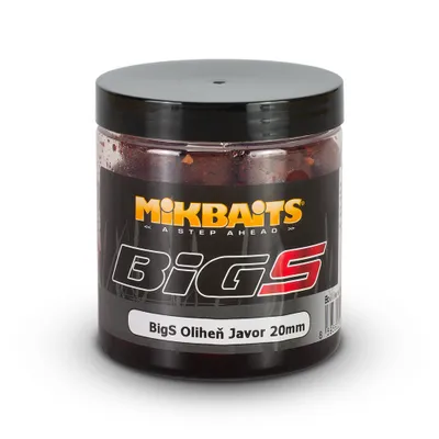 Obrázok produktu pre Mikbaits Boilie v Dipu BIGSAT Oliheň Javor 250ml 20mm