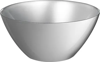Produktbild von Glas Schale 23cm Flashy silber