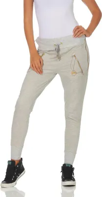 Produktbild von Damen Jogginghose Freizeithose; Graumeliert S