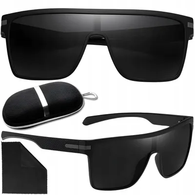 Produktbild von EdiBazzar Polarisierende Sonnenbrille Große Pilotenbrille Herren