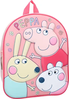 Immagine prodotto di Zaino Peppa Pig 3D - Pratico compagno per la scuola e il tempo libero