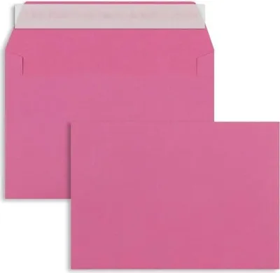 Produktbild von Briefumschläge C6 100g/qm haftklebend VE=100 Stück eosinrot