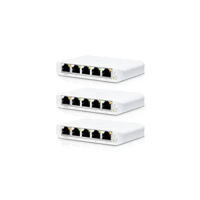 Imagen del producto de Ubiquiti USW-Flex-Mini-3 Ubiquiti UniFi Switch USW-Flex-Mini 3er-Pack ohne Netzteil