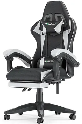 Immagine prodotto di Sedia da gioco ergonomica X24F00K097, con cuscino lombare, nero/bianco