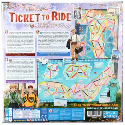 Immagine prodotto di Ticket to Ride Collezione Mappe: Volume 7 – Giappone & Italia
