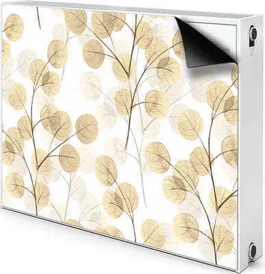 Produktbild von Magnet Heizkörperabdeckung Heizkörperverkleidung Verkleidung Abdeckung 100x60 cm  - Zweige, mit Blättern