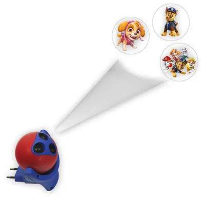 Produktbild von Niermann Paw Patrol LED Nachtlicht 3-fach 1W Blau, Rot