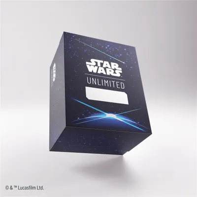 Image de Krabička na karty Gamegenic - Star Wars : Unlimited Soft Crate Card Back Blue