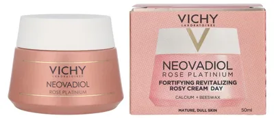Produktbild von Vichy Neovadiol Rose Platinium, Frauen, Reife Haut, Gesicht, Anti-Falten, Feuchtigkeitsspendend, Nährend, Verstärkung, Belebend, Topf, Aqua / Water, Glycerin, Alcohol Denat., Dimethicone, Paraffinum Liquidum / Mineral Oil,...