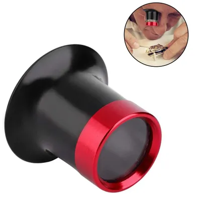Produktbild von Uhrmacher-Reparaturwerkzeug, Metalllupe, Reparaturlupe aus Aluminiumlegierung, Vergrößerungsglas für Uhrmacher (5x / 10x)