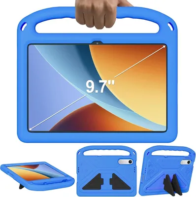 Obrázok produktu pre Robustné, nárazuvzdorné puzdro na tablet, 9,7 palca, s možnosťou použitia ako stojan, určené pre deti