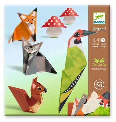 Produktbild von Kreatives Origami-Spiel Waldtiere, Djeco