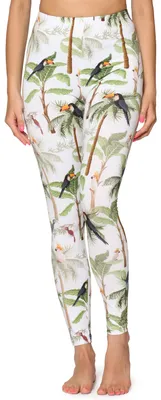 Produktbild von Merry Style Mädchen Jugend Lange Leggings MS10-408(Palmen/Tukane,170)