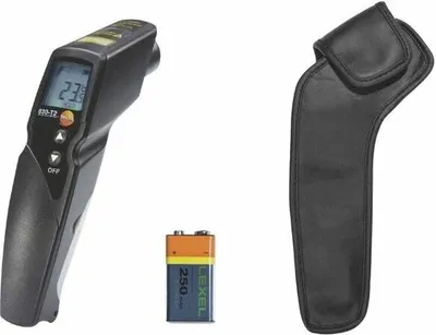Produktbild von testo Infrarot-Thermometer 830 T2 Set Optik 12:1 -30 bis +400 °C Kontaktmessung (0563 8312)