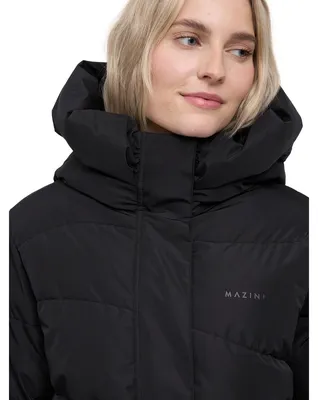 Produktbild von Mazine Waves Quilt Puffer Jacket  - Damen Wintermantel, Größe:L, Farbe:black