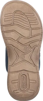 Produktbild von Rieker Herren Pantolette gekreuzte Riemen Komfortweite 21491, Größe:42 EU, Farbe:Blau