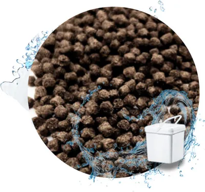 Produktbild von WTS Koifutter - Wheatgerm für Frühjahr & Herbst - 5 Liter im Eimer 3 mm