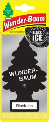 Zdjęcie produktu dla Choinka Zapachowa Do Auta Wunder-Baum Black Ice