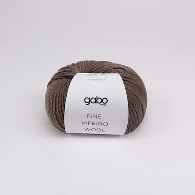 Zdjęcie produktu dla Włóczka Gabo Wool Fine Merino Wool 3308 / ziemisty brąz