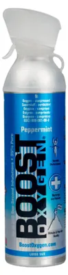 Produktbild von BOOST OXYGEN Sauerstoffdose 10L, 95 % reiner Sauerstoff, mit Pfefferminzduft