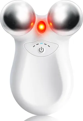 Produktbild von Mikrostrom Gesichtsmassager, Anti-Falten Roller, 3 Intensitäten, Straffung & Lifting, Massagegerät
