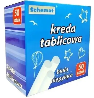 Produktbild von Kreidetafelstifte, 50 Stück, weiß - Schema