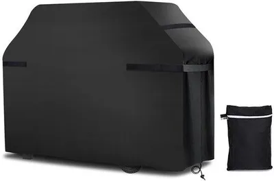Produktbild von Robuste Gasgrillhülle, wasserdicht, schwarz, 170x61x, für Außenbereich