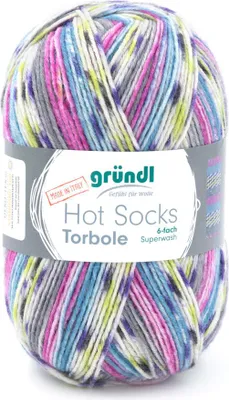 Produktbild von Gründl Sockenwolle Hot Socks Torbole 6-fach 150 g