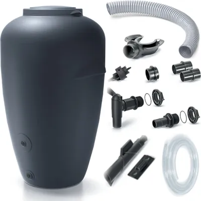 Produktbild von Set Aquacan 440 L Regenwassertank + Anschluss-Set für Regenwassertanks Icanset 1 + Icanset 5