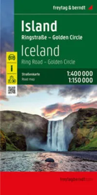 Immagine prodotto di Islanda, carta stradale 1:400.000, freytag & berndt