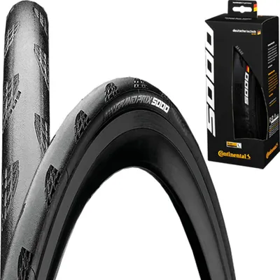 Produktbild von Continental Reifen Conti Grand Prix 5000 faltbar 28' 700x25C 25-622 schwarz/schwarz Skin, schwarz