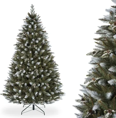 Produktbild von Premium PVC Weihnachtsbaum Verschneite Fichte mit PE 250 Zweigen