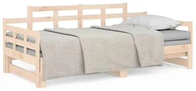 Obrázek produktu pro vidaXL Rozkládací denní postel z borovicového masivu 2x(80x200) cm