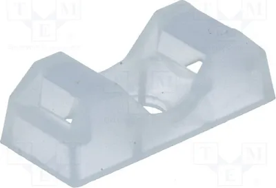Zdjęcie produktu dla 10 sztuk, zacisk śrubowy UL94V-2, długość: 21 mm, 151-10920. Opaska kablowa, naturalna. Opaska kablowa: 5 mm