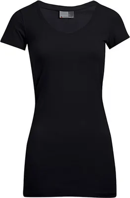 Immagine prodotto di Promodoro 3087 | Maglietta donna Slim Fit scollo a V lungo - Colore: Nero - Taglia: XXL